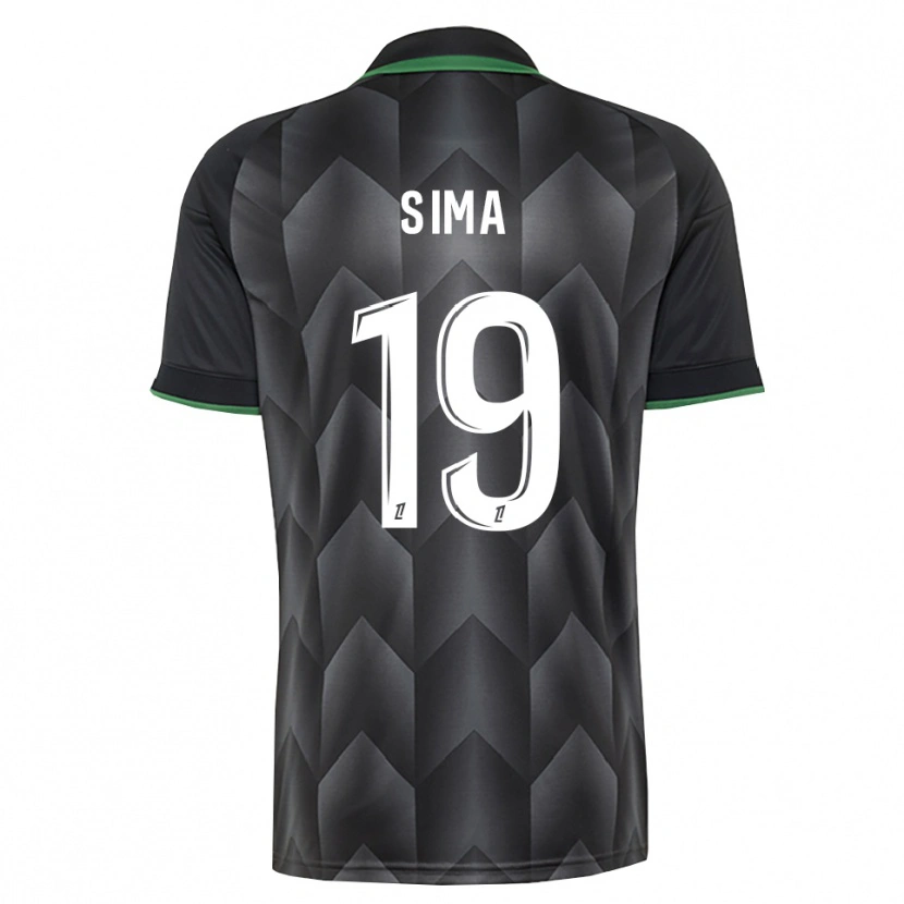 Danxen Herren Abdallah Sima #19 Schwarzgrün Auswärtstrikot Trikot 2026/27 T-Shirt Österreich