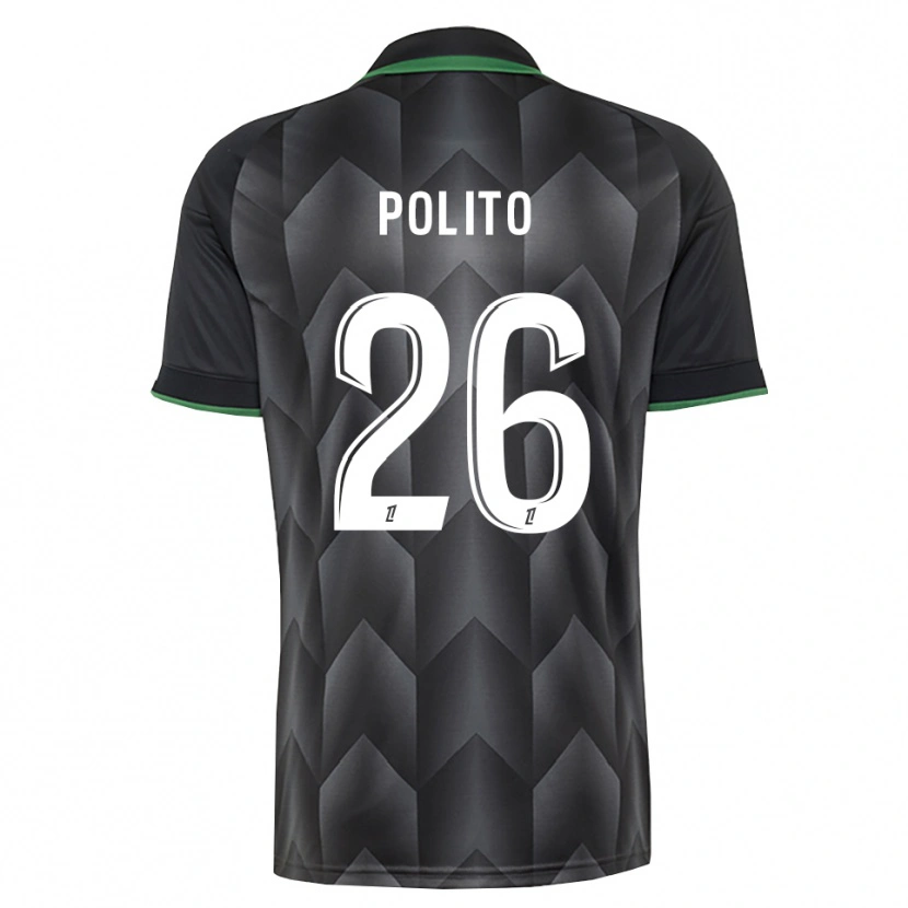 Danxen Herren Carla Polito #26 Schwarzgrün Auswärtstrikot Trikot 2026/27 T-Shirt Österreich