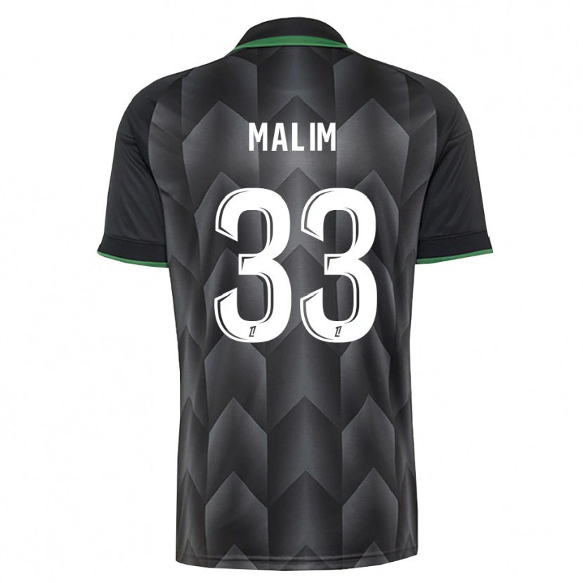Danxen Herren Yasmina Malim #33 Schwarzgrün Auswärtstrikot Trikot 2026/27 T-Shirt Österreich