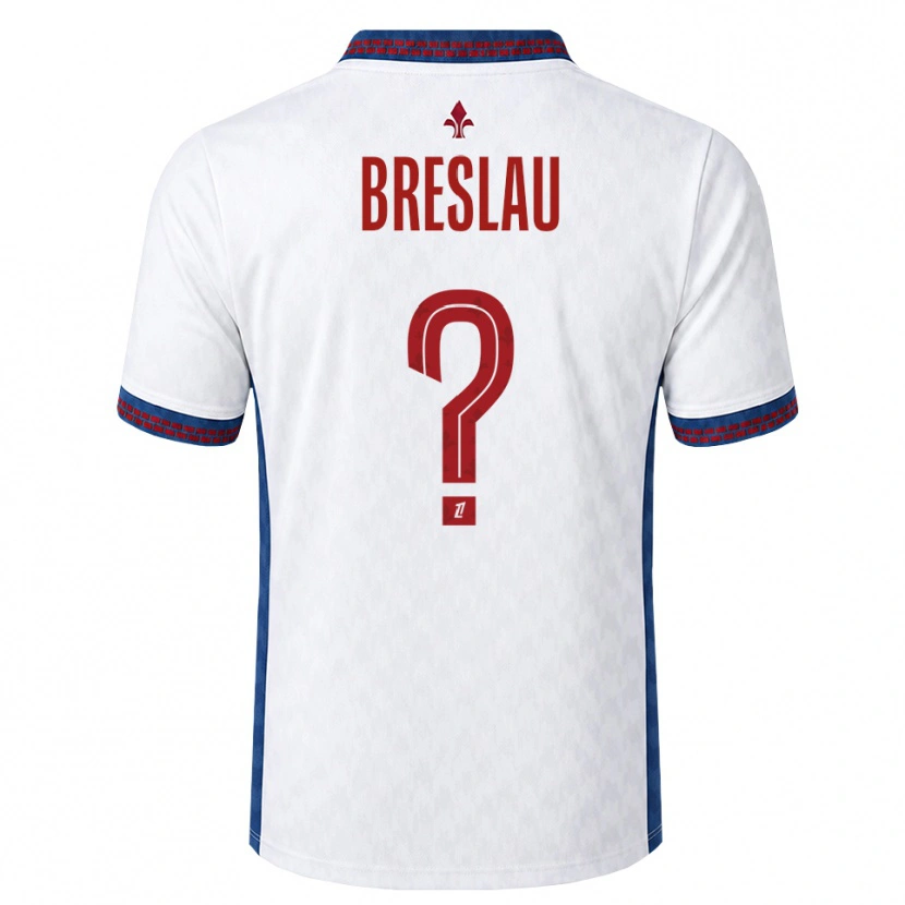 Danxen Herren Jessy Breslau #0 Rot Weiß Blau Auswärtstrikot Trikot 2026/27 T-Shirt Österreich