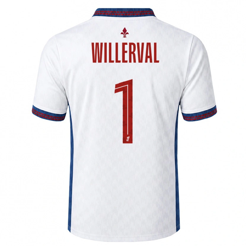 Danxen Herren William Willerval #1 Rot Weiß Blau Auswärtstrikot Trikot 2026/27 T-Shirt Österreich