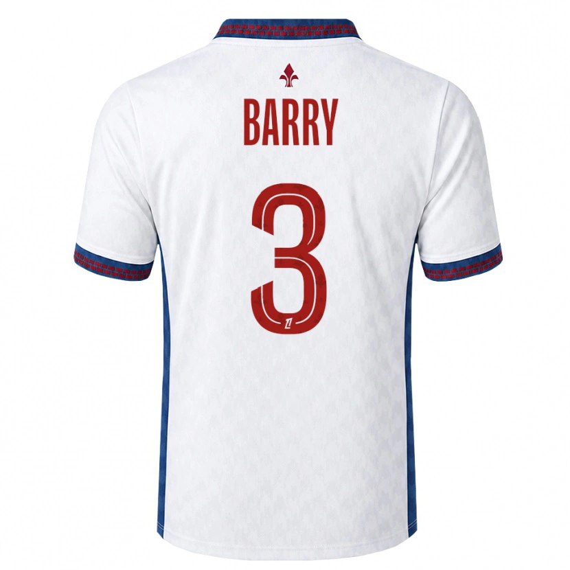 Danxen Herren Léo Barry #3 Rot Weiß Blau Auswärtstrikot Trikot 2026/27 T-Shirt Österreich
