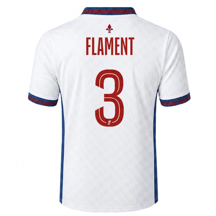 Danxen Herren Corentin Flament #3 Rot Weiß Blau Auswärtstrikot Trikot 2026/27 T-Shirt Österreich