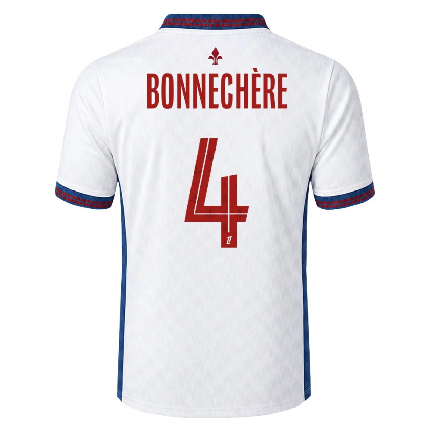 Danxen Herren Victor Bonnechère #4 Rot Weiß Blau Auswärtstrikot Trikot 2026/27 T-Shirt Österreich