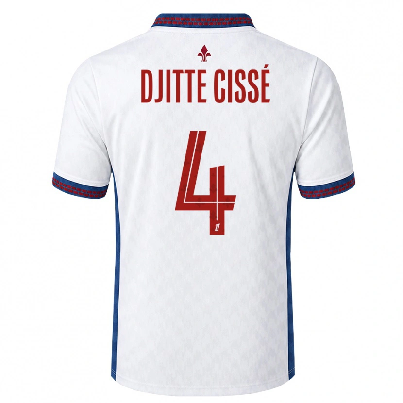 Danxen Herren Babacar Djitte Cissé #4 Rot Weiß Blau Auswärtstrikot Trikot 2026/27 T-Shirt Österreich