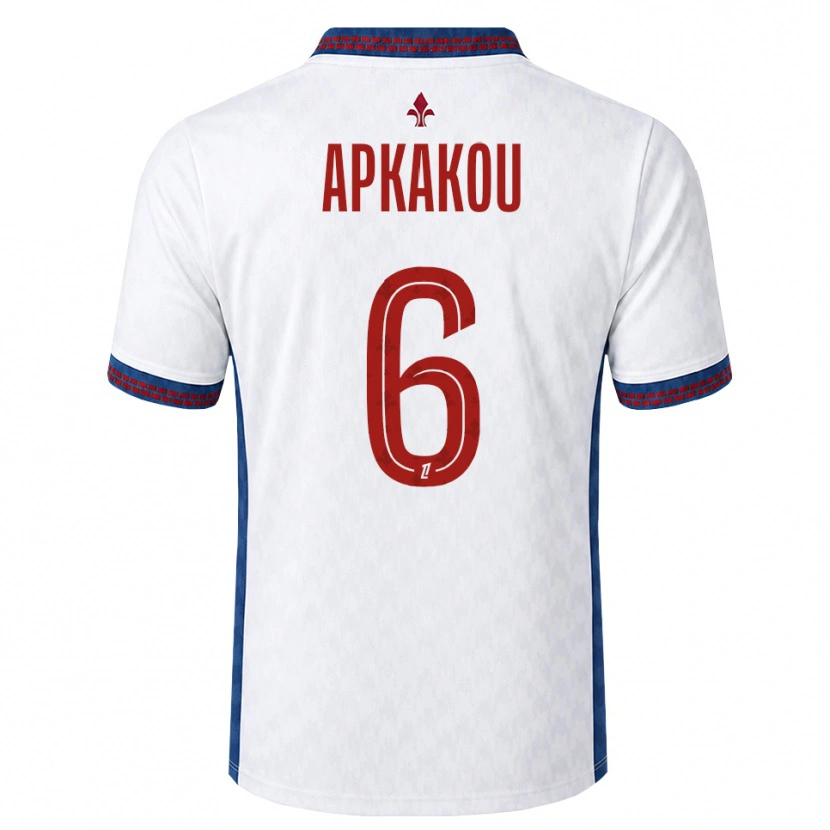 Danxen Herren Ethan Apkakou #6 Rot Weiß Blau Auswärtstrikot Trikot 2026/27 T-Shirt Österreich