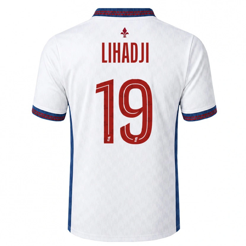 Danxen Herren Isaac Lihadji #19 Rot Weiß Blau Auswärtstrikot Trikot 2026/27 T-Shirt Österreich