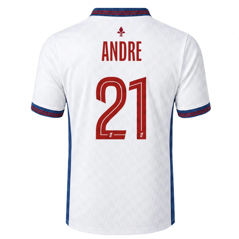 Danxen Herren Benjamin André #21 Rot Weiß Blau Auswärtstrikot Trikot 2026/27 T-Shirt Österreich