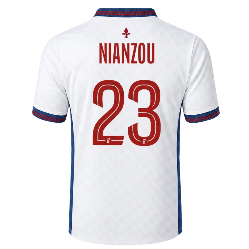Danxen Herren Tanguy Nianzou #23 Rot Weiß Blau Auswärtstrikot Trikot 2026/27 T-Shirt Österreich