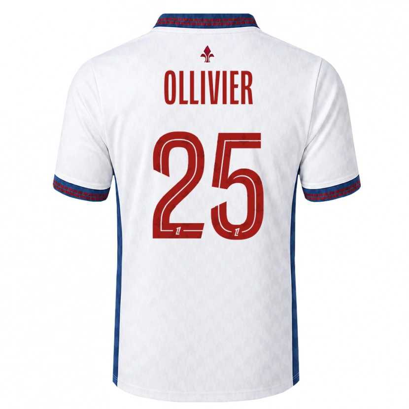 Danxen Herren Agathe Ollivier #25 Rot Weiß Blau Auswärtstrikot Trikot 2026/27 T-Shirt Österreich