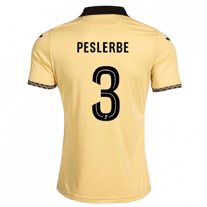 Danxen Herren Thomas Peslerbe #3 Navajoweiß Schwarz Auswärtstrikot Trikot 2026/27 T-Shirt Österreich
