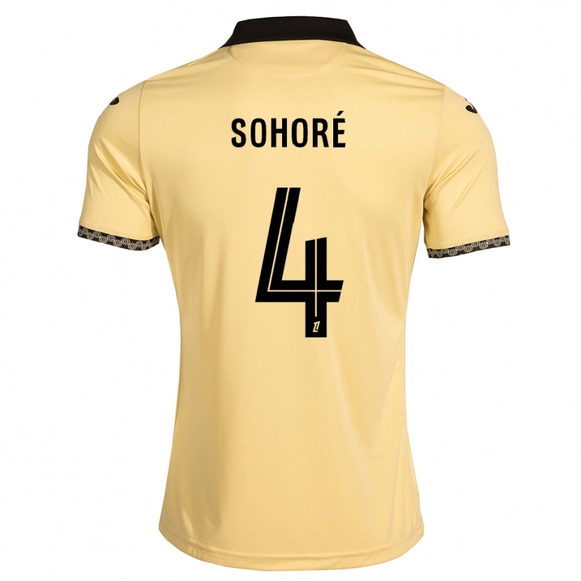 Danxen Herren Seni Sohoré #4 Navajoweiß Schwarz Auswärtstrikot Trikot 2026/27 T-Shirt Österreich