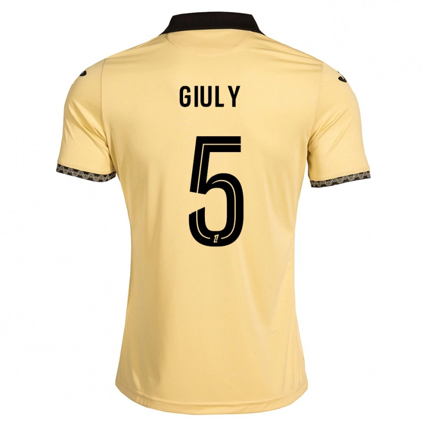Danxen Herren Jade Giuly #5 Navajoweiß Schwarz Auswärtstrikot Trikot 2026/27 T-Shirt Österreich