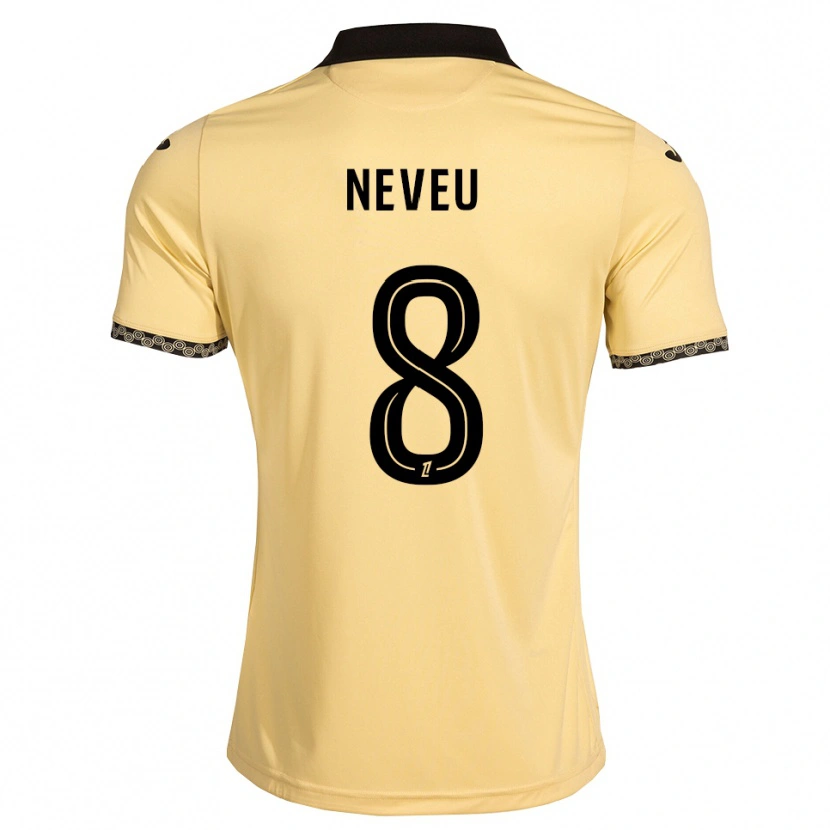 Danxen Herren Tom Neveu #8 Navajoweiß Schwarz Auswärtstrikot Trikot 2026/27 T-Shirt Österreich