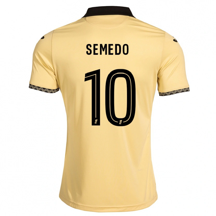 Danxen Herren Daniel Semedo #10 Navajoweiß Schwarz Auswärtstrikot Trikot 2026/27 T-Shirt Österreich