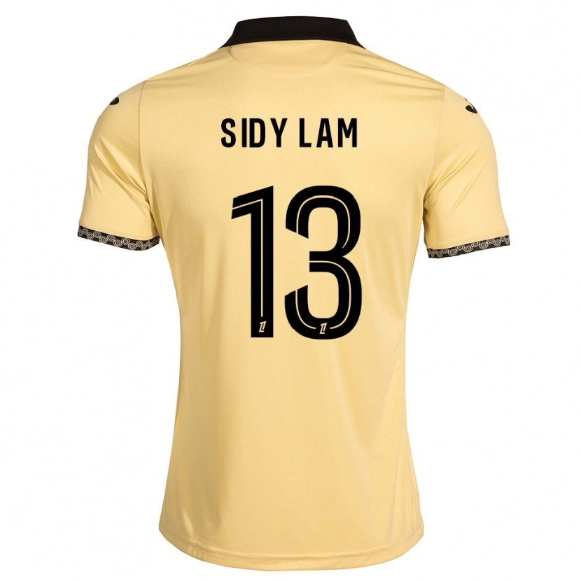 Danxen Herren Tapsirou Sidy Lam #13 Navajoweiß Schwarz Auswärtstrikot Trikot 2026/27 T-Shirt Österreich