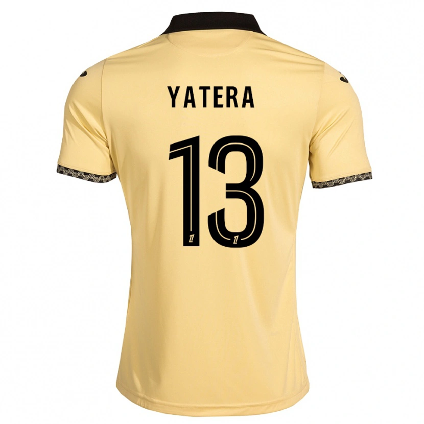 Danxen Herren Demba Yatera #13 Navajoweiß Schwarz Auswärtstrikot Trikot 2026/27 T-Shirt Österreich