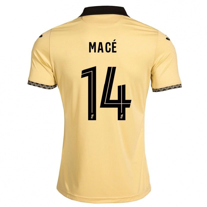 Danxen Herren Marine Macé #14 Navajoweiß Schwarz Auswärtstrikot Trikot 2026/27 T-Shirt Österreich