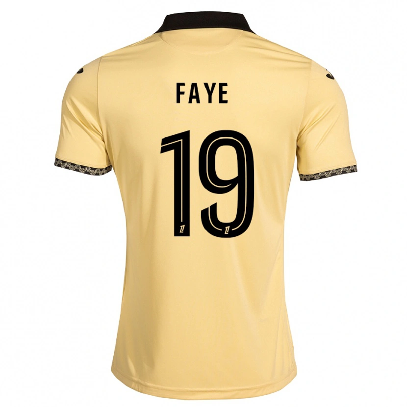Danxen Herren Souleymane Faye #19 Navajoweiß Schwarz Auswärtstrikot Trikot 2026/27 T-Shirt Österreich