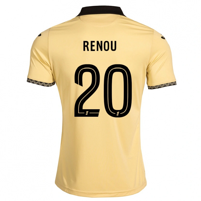 Danxen Herren Camille Renou #20 Navajoweiß Schwarz Auswärtstrikot Trikot 2026/27 T-Shirt Österreich