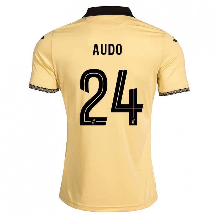 Danxen Herren Noémie Audo #24 Navajoweiß Schwarz Auswärtstrikot Trikot 2026/27 T-Shirt Österreich