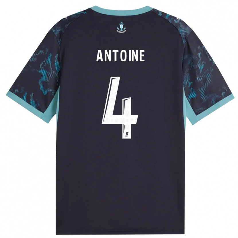 Danxen Herren Maud Antoine #4 Blass Türkis Weiß Schwarz Auswärtstrikot Trikot 2026/27 T-Shirt Österreich