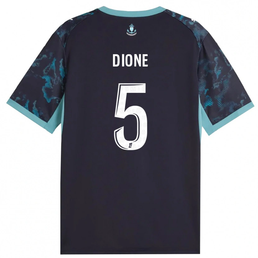 Danxen Herren Babacar Dioné #5 Blass Türkis Weiß Schwarz Auswärtstrikot Trikot 2026/27 T-Shirt Österreich
