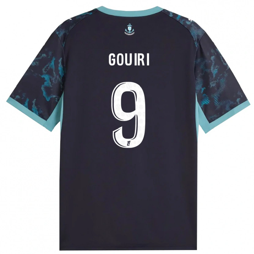 Danxen Herren Amine Gouiri #9 Blass Türkis Weiß Schwarz Auswärtstrikot Trikot 2026/27 T-Shirt Österreich