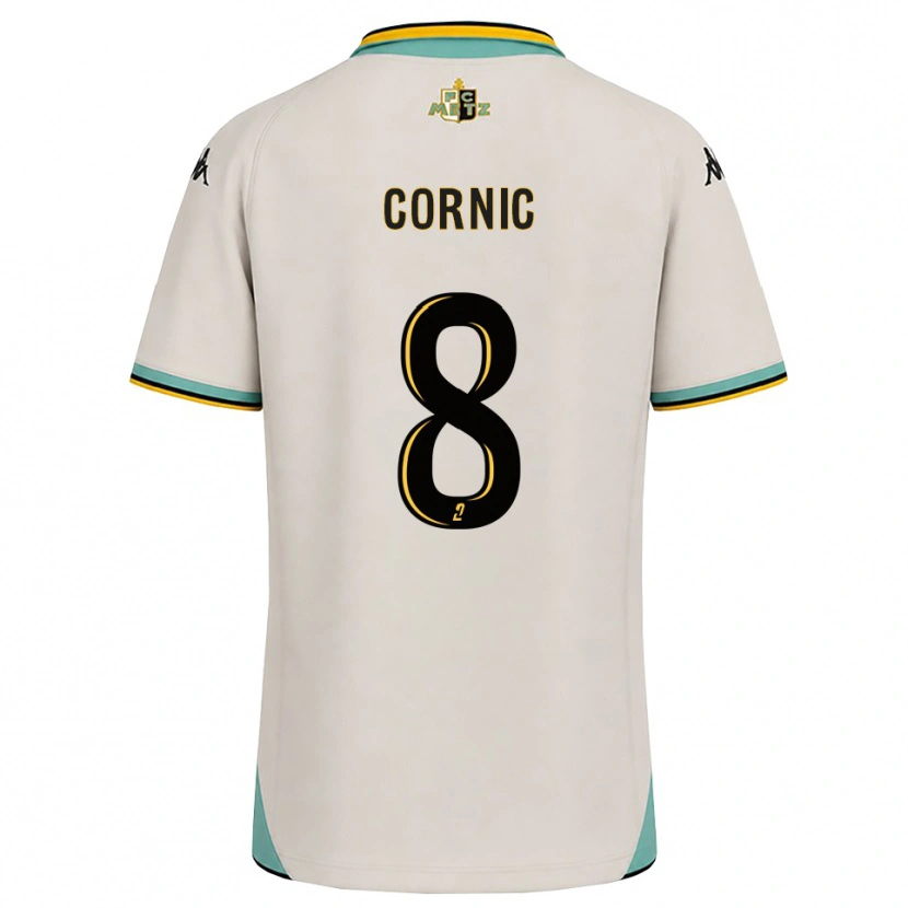 Danxen Herren Andréa Cornic #8 Florales Weiß Schwarz Auswärtstrikot Trikot 2026/27 T-Shirt Österreich