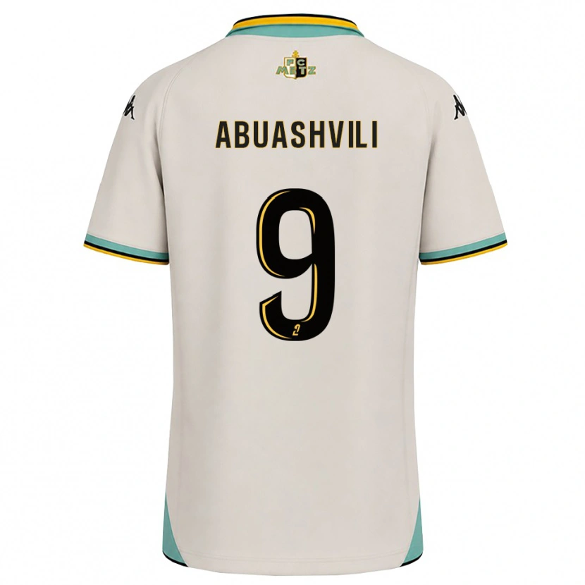 Danxen Herren Giorgi Abuashvili #9 Florales Weiß Schwarz Auswärtstrikot Trikot 2026/27 T-Shirt Österreich