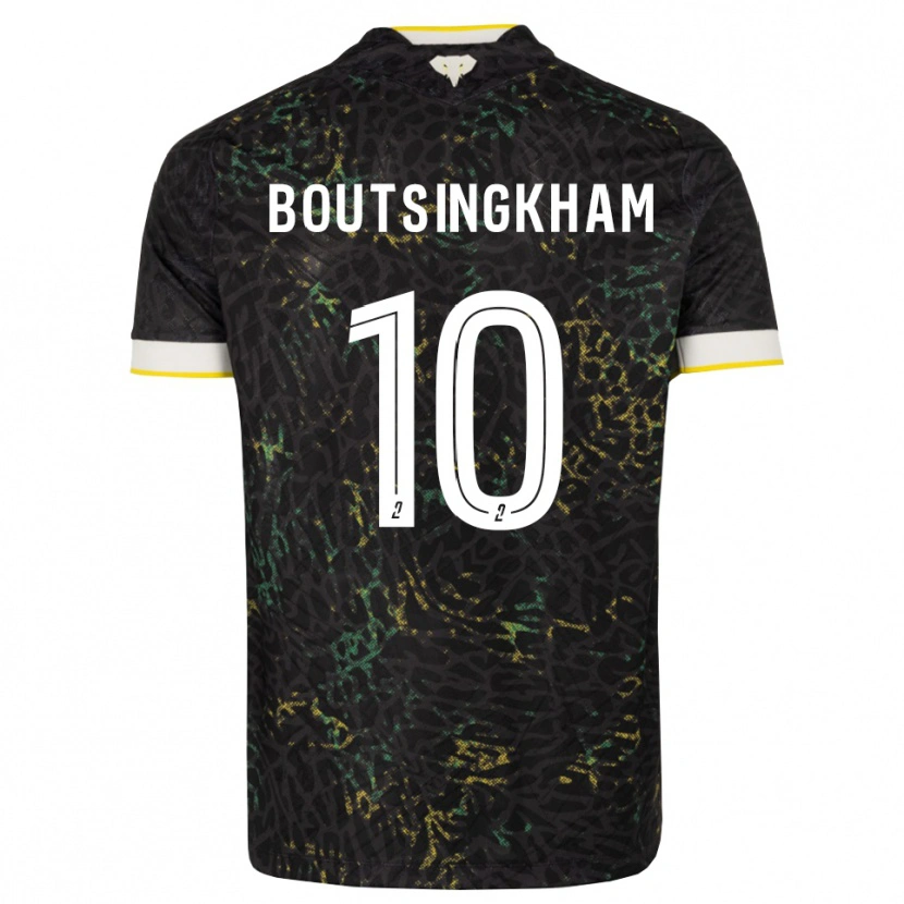 Danxen Herren Hugo Boutsingkham #10 Schwarz Weiß Gelb Auswärtstrikot Trikot 2026/27 T-Shirt Österreich