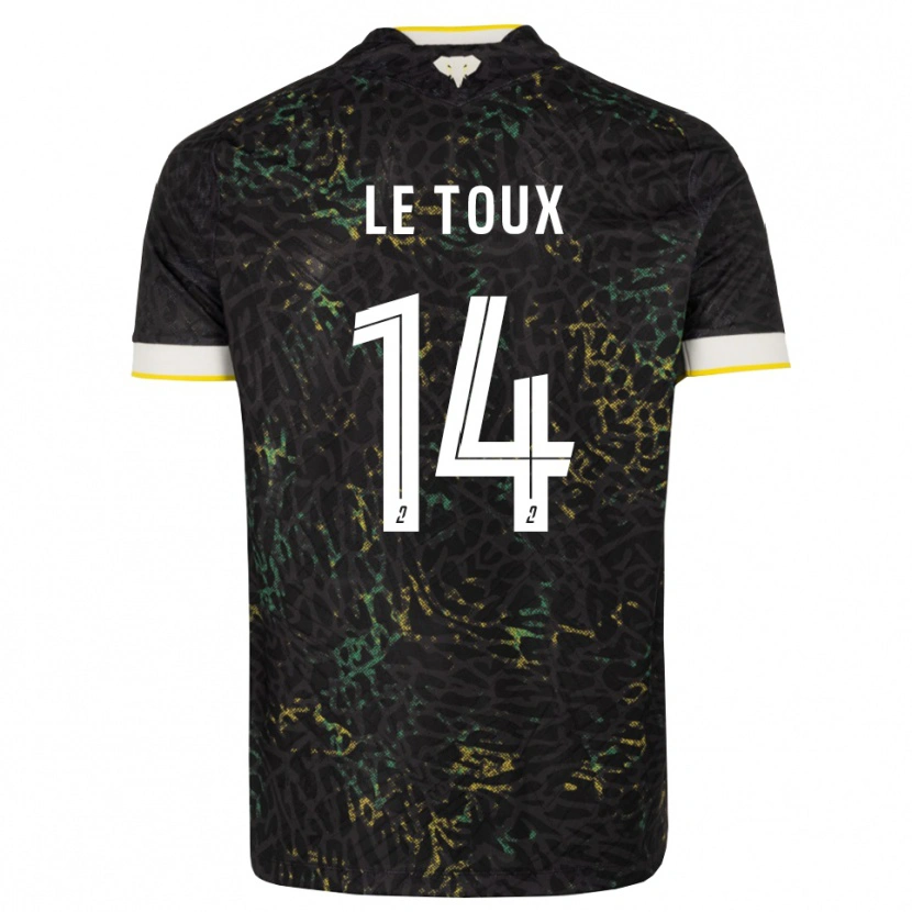 Danxen Herren Many Le Toux #14 Schwarz Weiß Gelb Auswärtstrikot Trikot 2026/27 T-Shirt Österreich