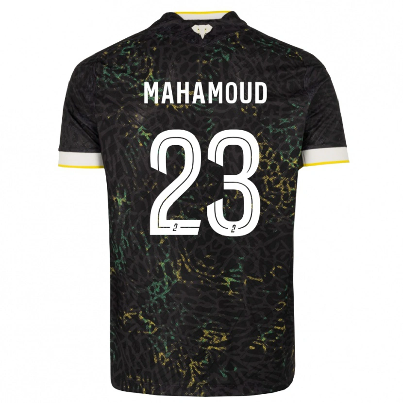 Danxen Herren Adel Mahamoud #23 Schwarz Weiß Gelb Auswärtstrikot Trikot 2026/27 T-Shirt Österreich