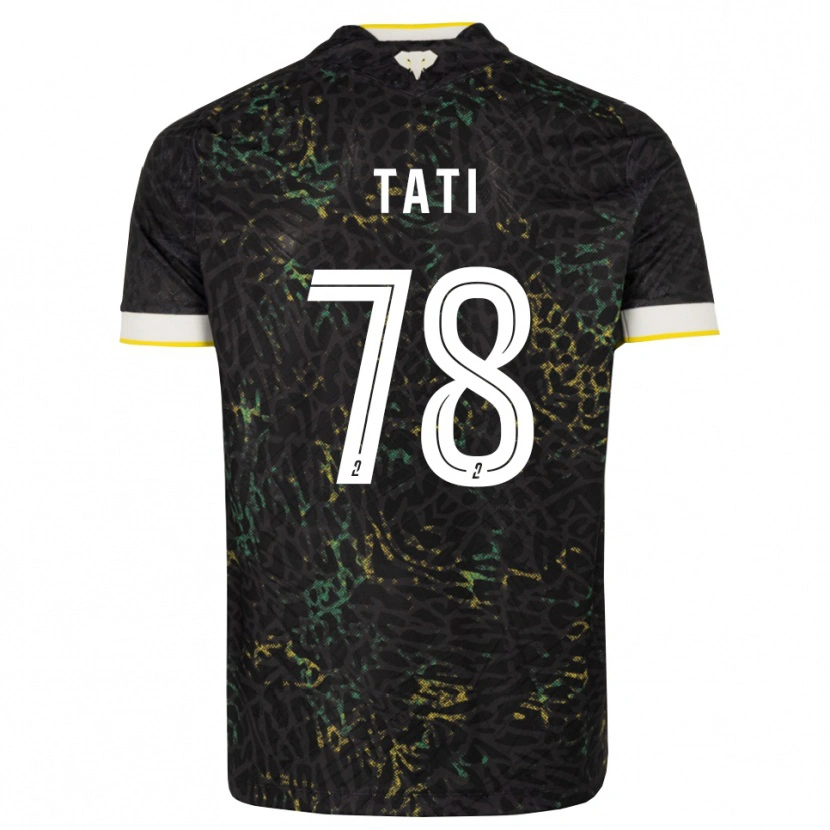 Danxen Herren Tylel Tati #78 Schwarz Weiß Gelb Auswärtstrikot Trikot 2026/27 T-Shirt Österreich