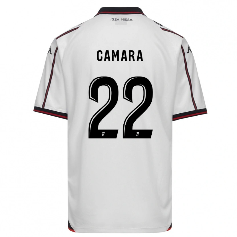 Danxen Herren Issiaga Camara #22 Schwarz Weiß Auswärtstrikot Trikot 2026/27 T-Shirt Österreich
