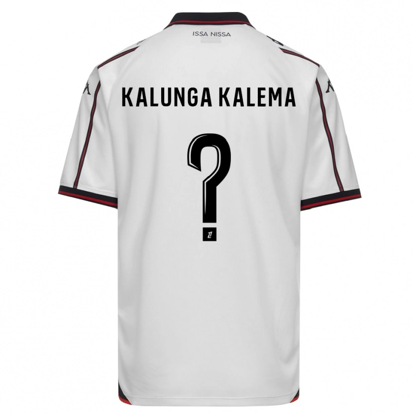 Danxen Herren Kevin Kalunga Kalema #0 Schwarz Weiß Auswärtstrikot Trikot 2026/27 T-Shirt Österreich