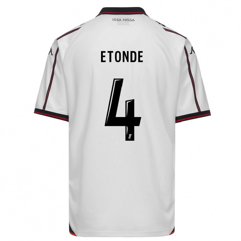 Danxen Herren Emeric Etonde #4 Schwarz Weiß Auswärtstrikot Trikot 2026/27 T-Shirt Österreich