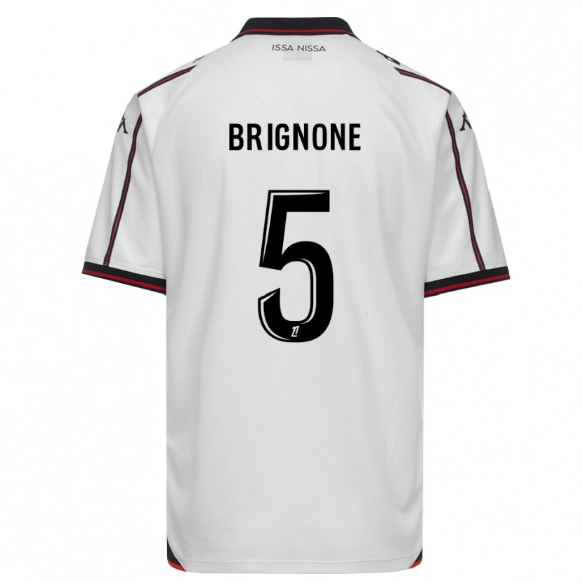 Danxen Herren Kenzo Brignone #5 Schwarz Weiß Auswärtstrikot Trikot 2026/27 T-Shirt Österreich