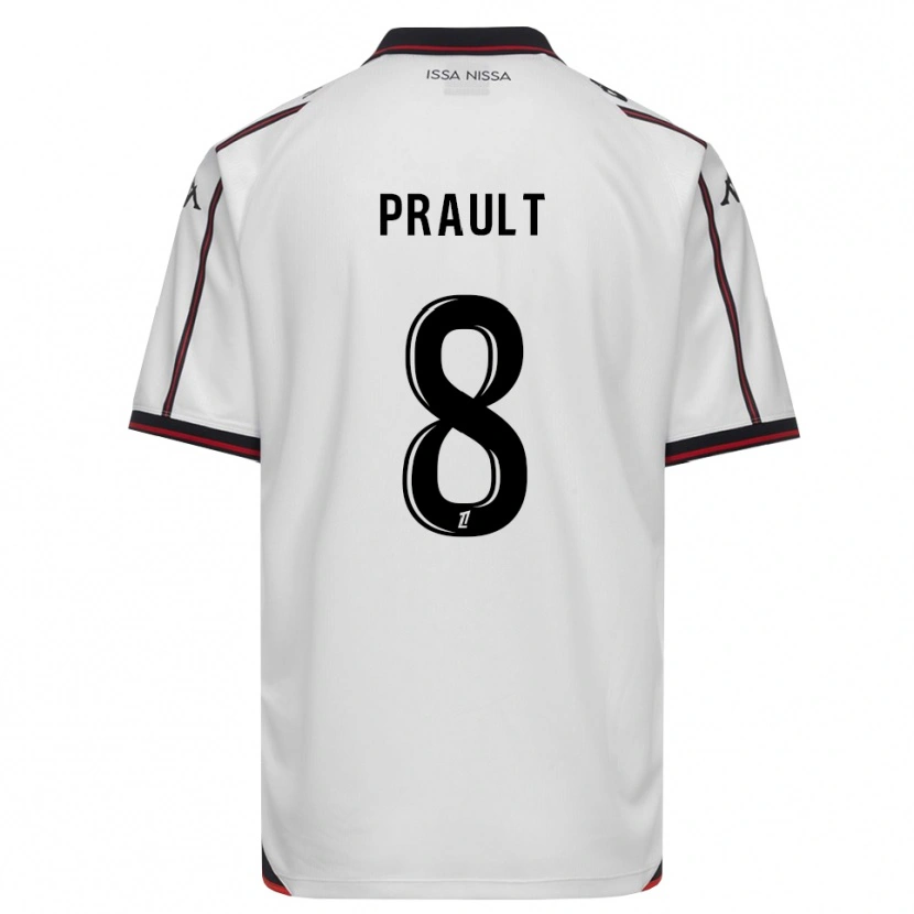 Danxen Herren Jade Prault #8 Schwarz Weiß Auswärtstrikot Trikot 2026/27 T-Shirt Österreich