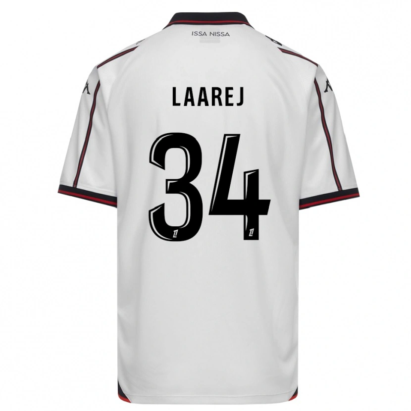 Danxen Herren Nassim Laarej #34 Schwarz Weiß Auswärtstrikot Trikot 2026/27 T-Shirt Österreich