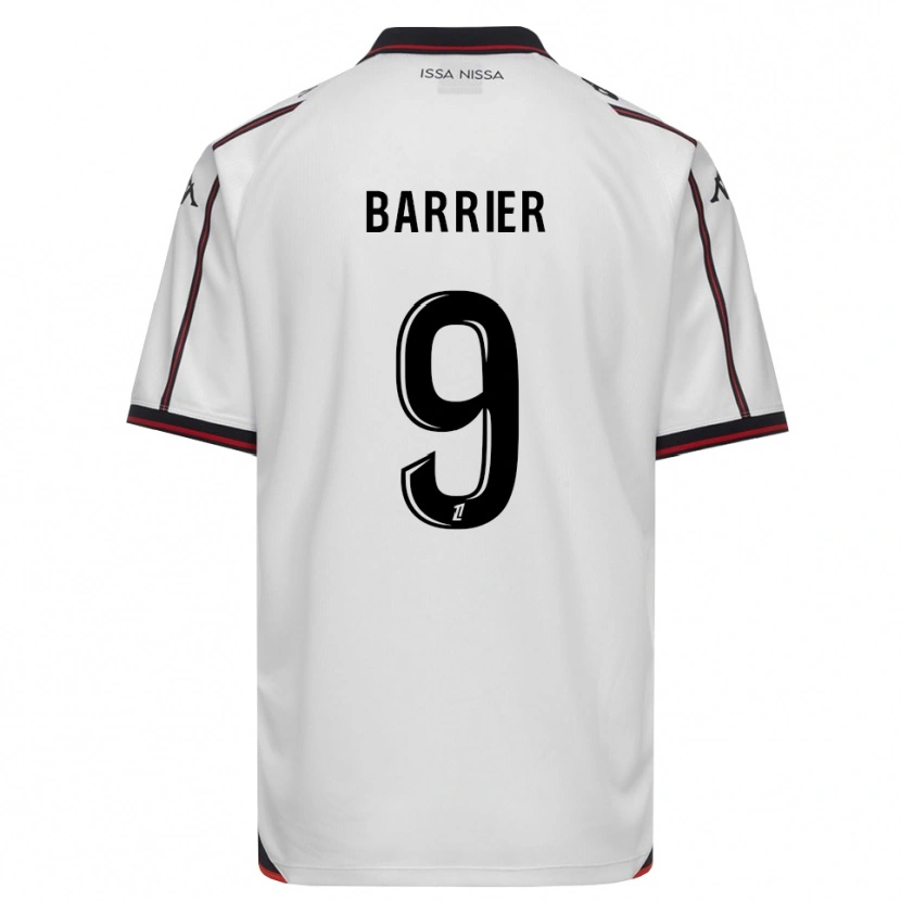Danxen Herren Inès Barrier #9 Schwarz Weiß Auswärtstrikot Trikot 2026/27 T-Shirt Österreich