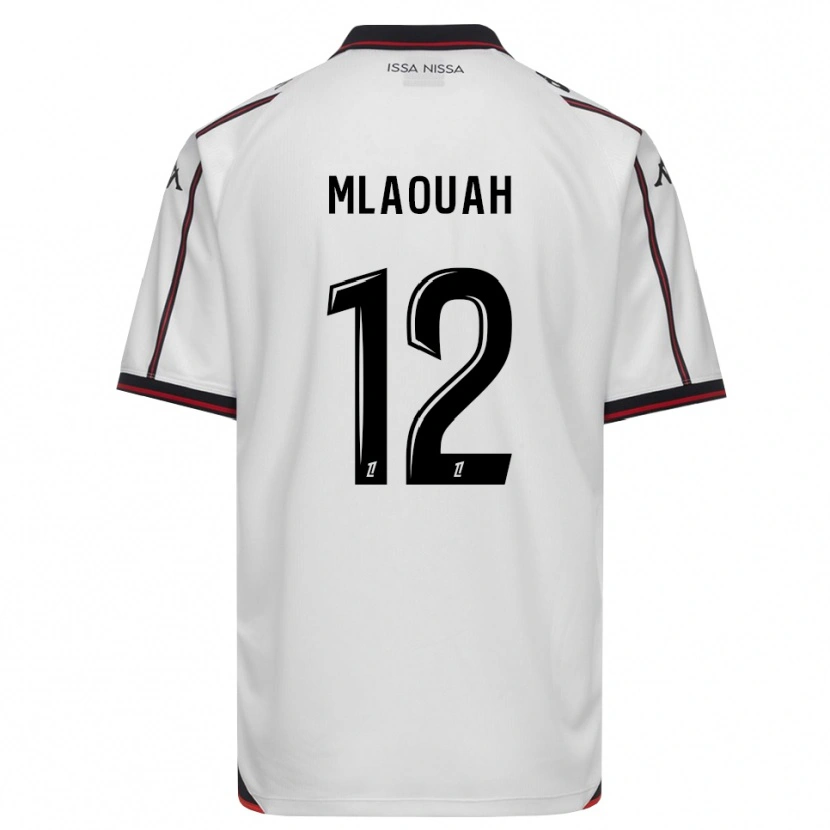 Danxen Herren Sofiane Mlaouah #12 Schwarz Weiß Auswärtstrikot Trikot 2026/27 T-Shirt Österreich