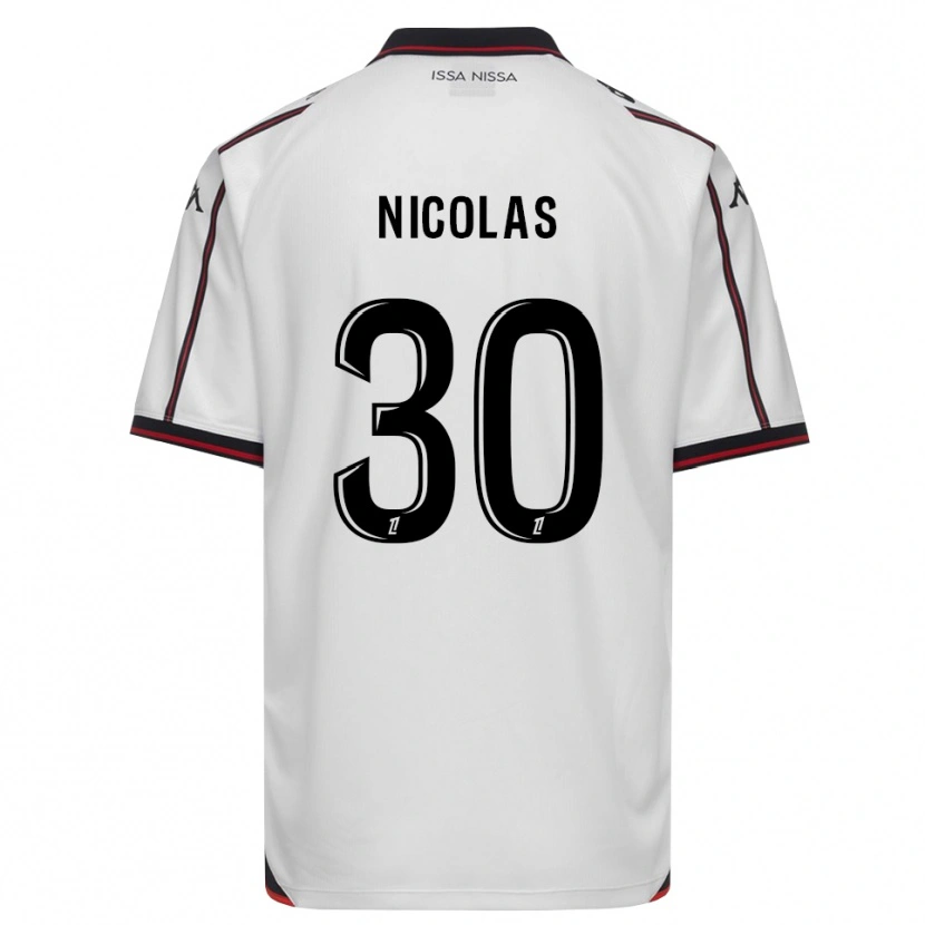 Danxen Herren Lina-Lou Nicolas #30 Schwarz Weiß Auswärtstrikot Trikot 2026/27 T-Shirt Österreich
