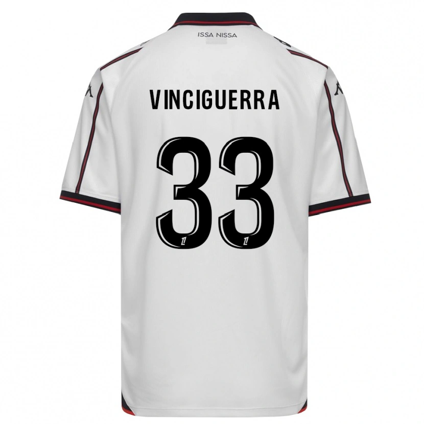 Danxen Herren Pauline Vinciguerra #33 Schwarz Weiß Auswärtstrikot Trikot 2026/27 T-Shirt Österreich