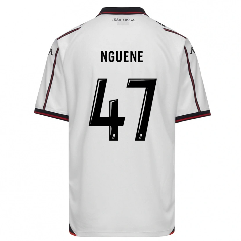 Danxen Herren Bernard Nguene #47 Schwarz Weiß Auswärtstrikot Trikot 2026/27 T-Shirt Österreich