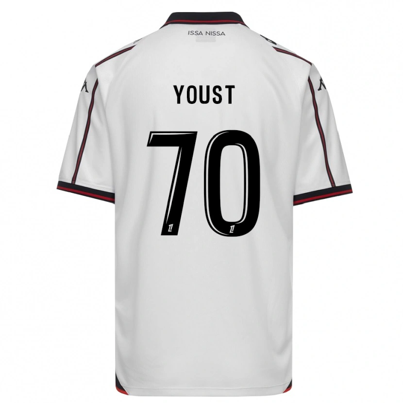 Danxen Herren Matys Youst #70 Schwarz Weiß Auswärtstrikot Trikot 2026/27 T-Shirt Österreich