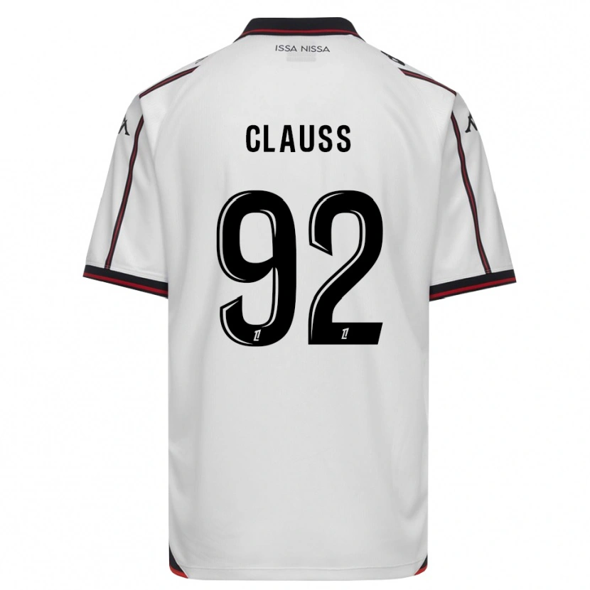 Danxen Herren Jonathan Clauss #92 Schwarz Weiß Auswärtstrikot Trikot 2026/27 T-Shirt Österreich