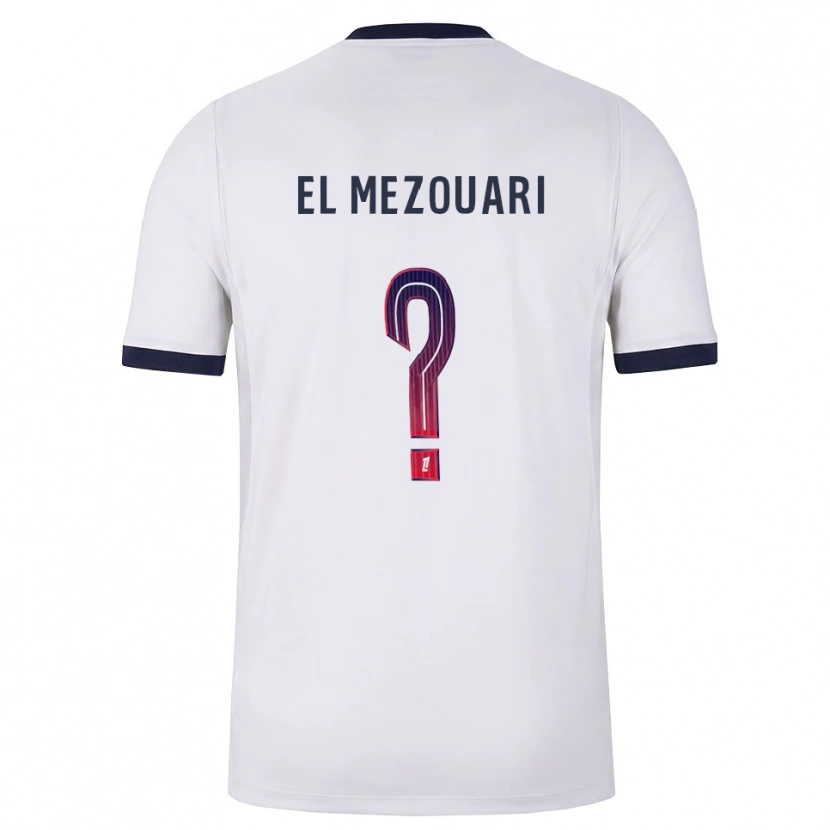 Danxen Herren Abde-Chahid El Mezouari #0 Weiß Schwarz Rot Auswärtstrikot Trikot 2026/27 T-Shirt Österreich