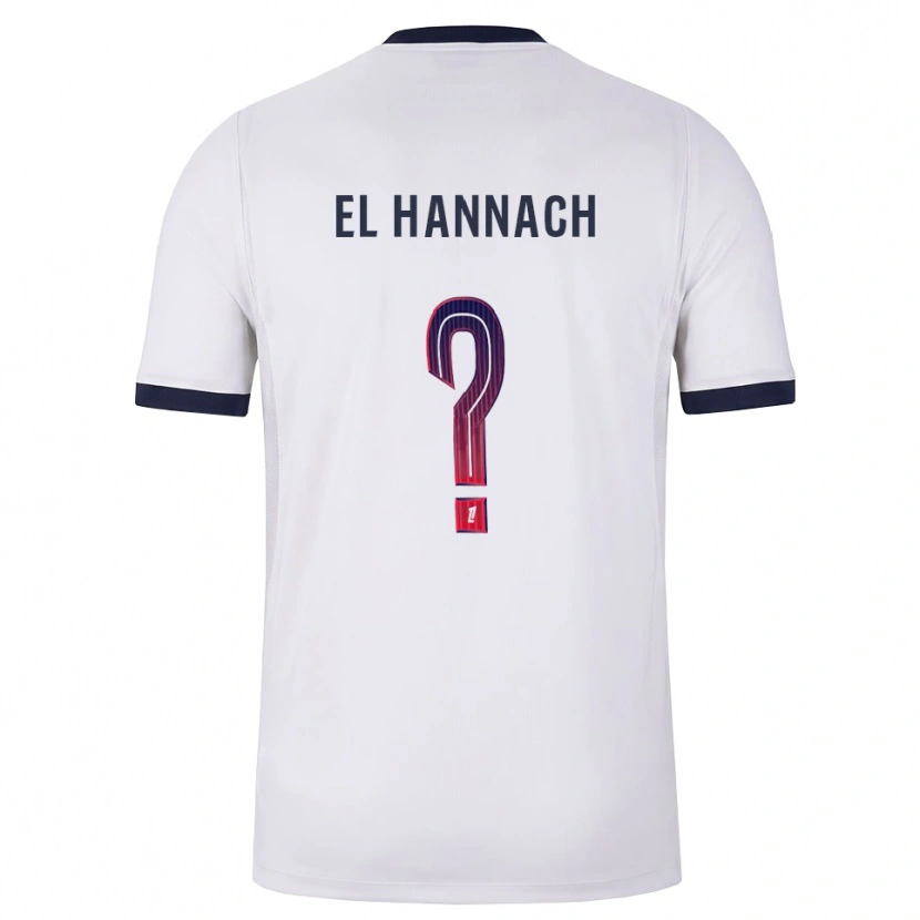 Danxen Herren Younes El Hannach #0 Weiß Schwarz Rot Auswärtstrikot Trikot 2026/27 T-Shirt Österreich