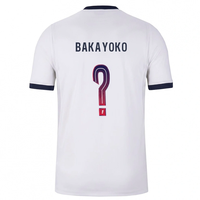 Danxen Herren Ibrahim Bakayoko #0 Weiß Schwarz Rot Auswärtstrikot Trikot 2026/27 T-Shirt Österreich